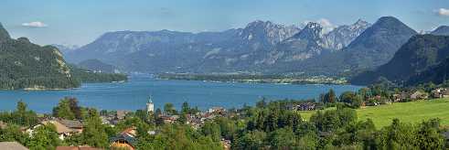 Sankt Gilgen Sankt Gilgen - Panoramic - Landscape - Photography - Photo - Print - Nature - Stock Photos - Images - Fine Art Prints -...