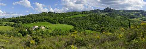 Bagno Vignoni Bagno Vignoni - Tuscany - Toscana - Toskana - Italy - Hill - Hügel - Spring - Color - Colorful - Outlook - Overlook -...