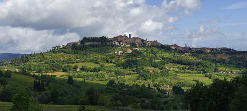 Montepulciano Montepulciano - Tuscany - Toscana - Toskana - Italy - Hill - Hügel - Spring - Color - Colorful - Outlook - Overlook -...