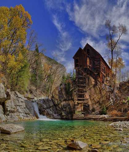Crystal Mill Crystal Mill - Panoramic - Landscape - Photography - Photo - Print - Nature - Stock Photos - Images - Fine Art Prints -...