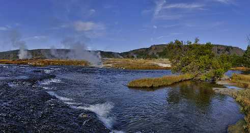 Biscuit Basin Biscuit Basin - Yellowstone National Park - Panoramic - Landscape - Photography - Photo - Print - Nature - Stock Photos...