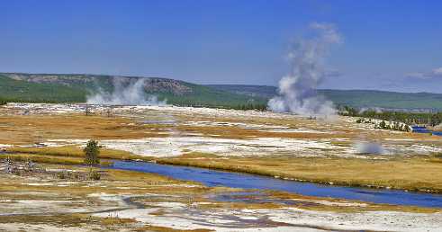 Midway Geyser Basin Midway Geyser Basin - Yellowstone National Park - Panoramic - Landscape - Photography - Photo - Print - Nature - Stock...